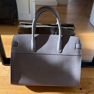 Near New - Cuyana Work Satchel in Clay